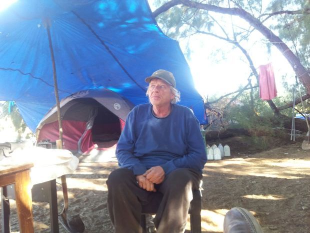 Campsite for homeless